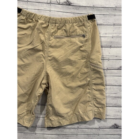 Patagonia Mens Hiking Short Sz M Khaki Tan Belted Hiking Outdoor 10" Inseam - Picture 14 of 16